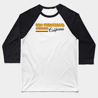 San Francisco California Retro-Style Baseball T-Shirt